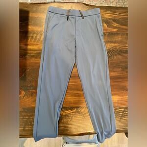 Bonobos Men’s Medium Light Blue stretch casual pants w/ Drawstring. Gently used